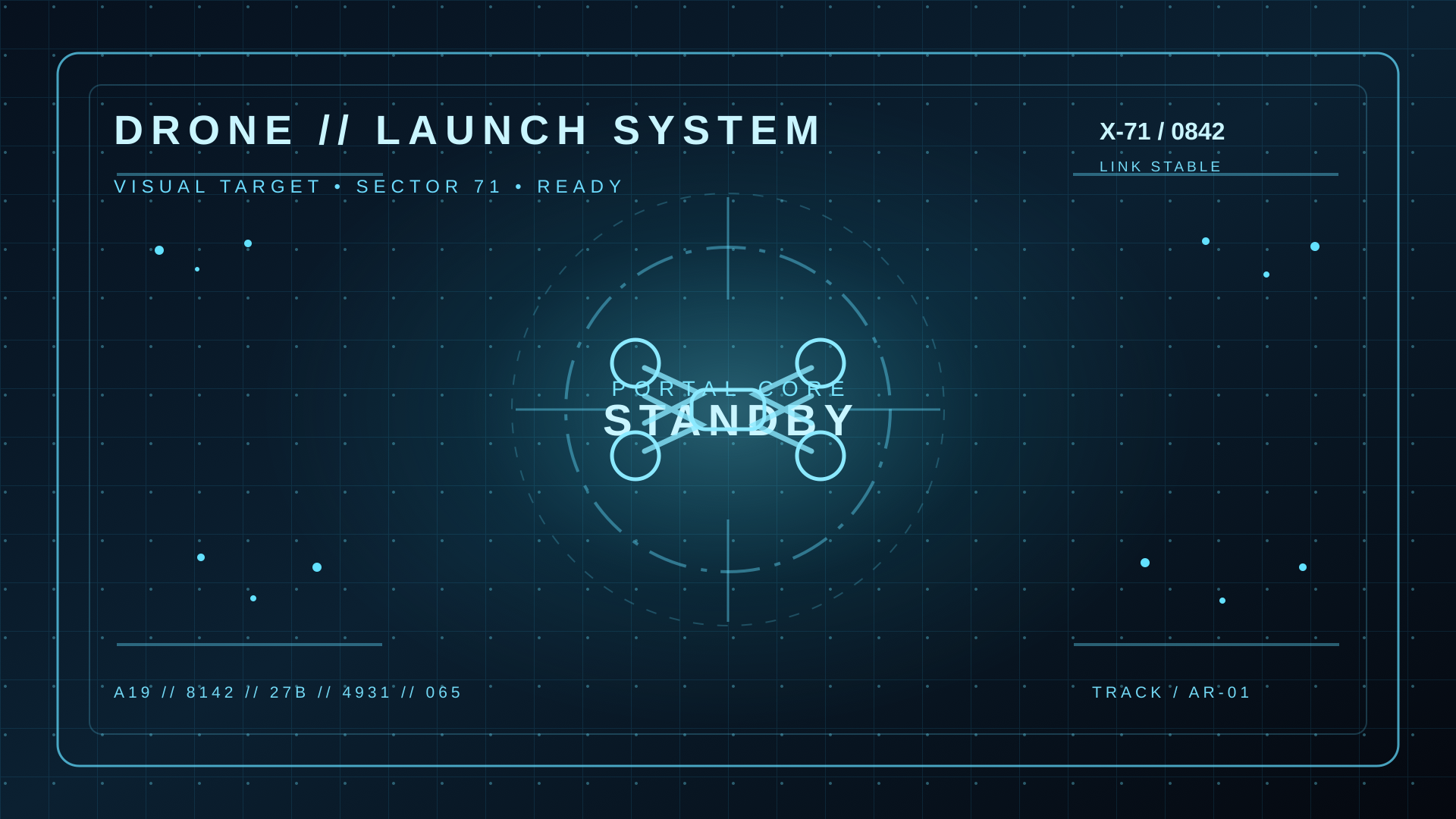 Drone Portal image tracking target